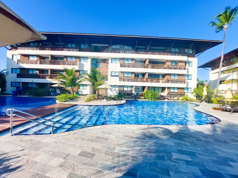 2 Quartos Vista Piscina - Cupe Beach Living (A04)