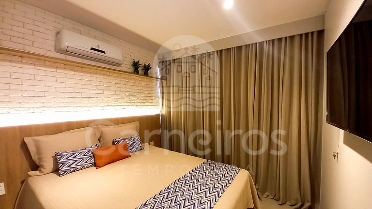 Flat 1 Quarto - Eco Resort Praia dos Carneiros (B26-3)