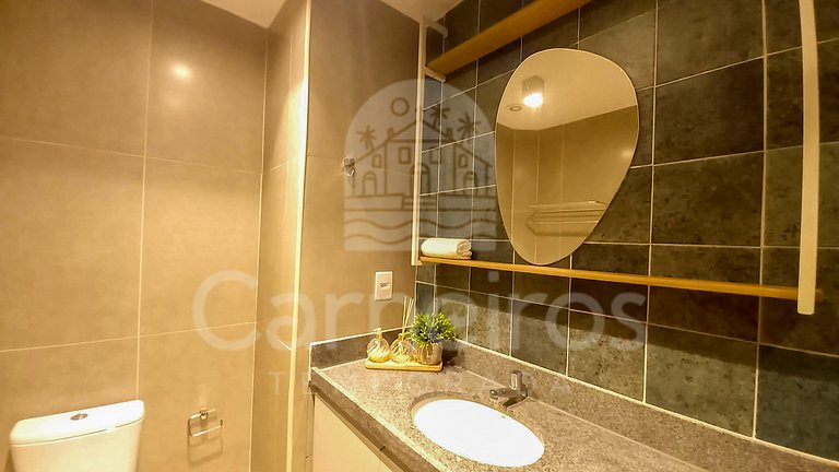Flat 1 Quarto - Eco Resort Praia dos Carneiros (B26-3)