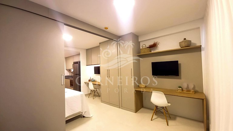 Flat 1 Quarto - Eco Resort Praia dos Carneiros (B17-3)
