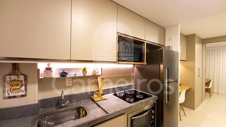 Flat 1 Quarto - Eco Resort Praia dos Carneiros (B17-3)