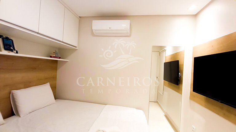 Flat 1 Quarto - Eco Resort Praia dos Carneiros (X01-2)