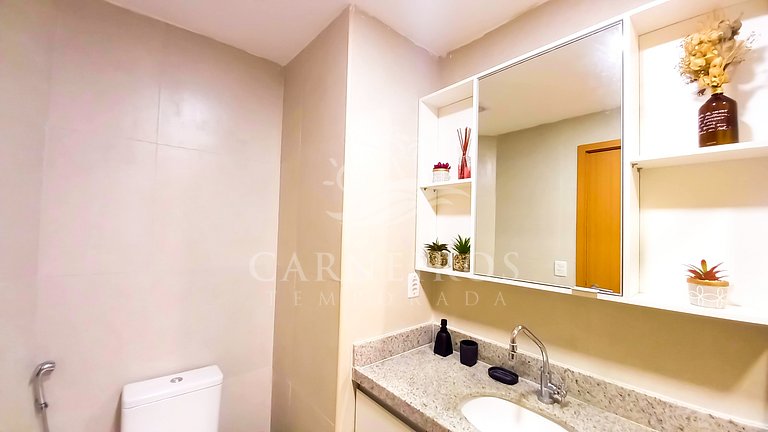Flat 1 Quarto - Eco Resort Praia dos Carneiros (X01-2)