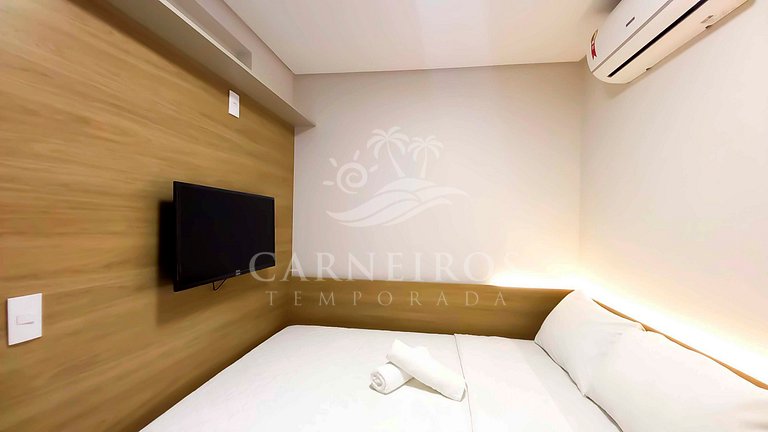 Flat 1 Quarto - Eco Resort Praia dos Carneiros (B03-3)