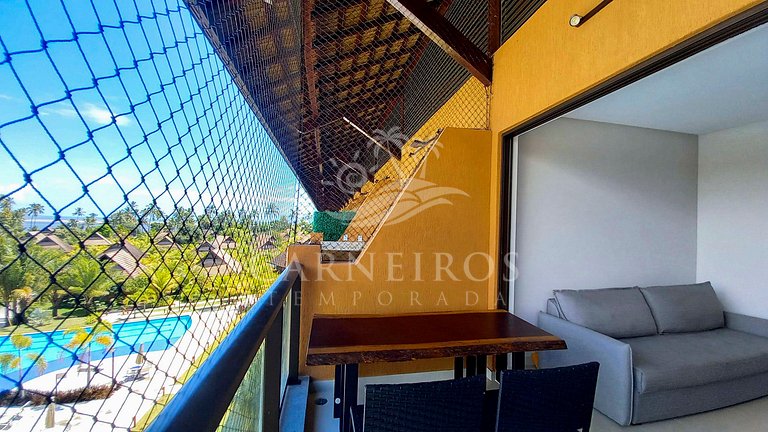 Flat 1 Quarto - Eco Resort Praia dos Carneiros (B03-3)