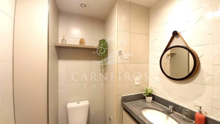Flat 1 Quarto - Eco Resort Praia dos Carneiros (A05-1)