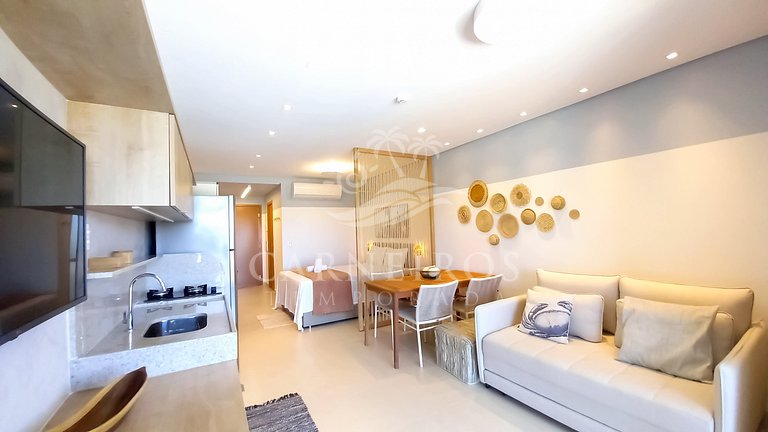 Flat 1 Quarto - Eco Resort Praia dos Carneiros (A15-1)
