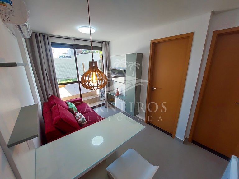 1 Quarto no Maraca Beach Residence - Maracaípe (A12)