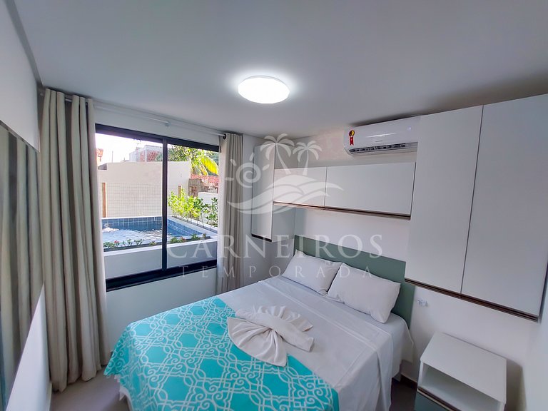 1 Quarto no Maraca Beach Residence - Maracaípe (A12)