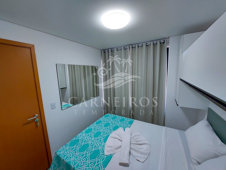 1 Quarto no Maraca Beach Residence - Maracaípe (A12)