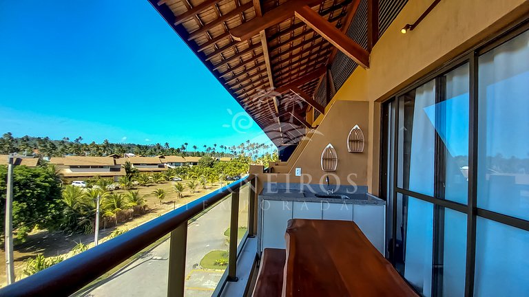 Flat 1 Quarto - Eco Resort Praia dos Carneiros (B17-2)