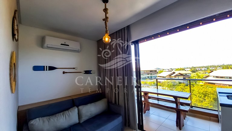 Flat 1 Quarto - Eco Resort Praia dos Carneiros (B17-2)