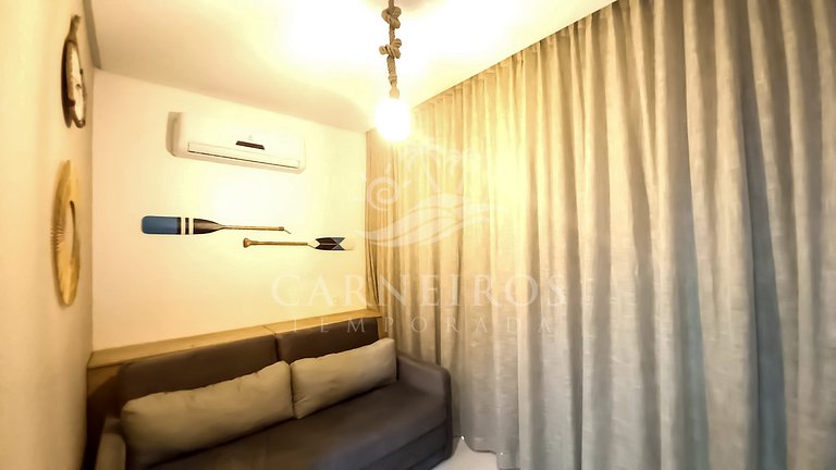 Flat 1 Quarto - Eco Resort Praia dos Carneiros (B17-2)