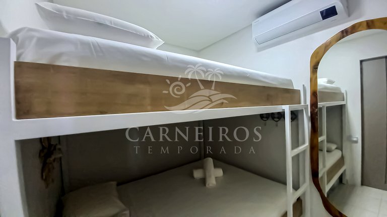 Flat 1 Quarto - Eco Resort Praia dos Carneiros (B17-2)