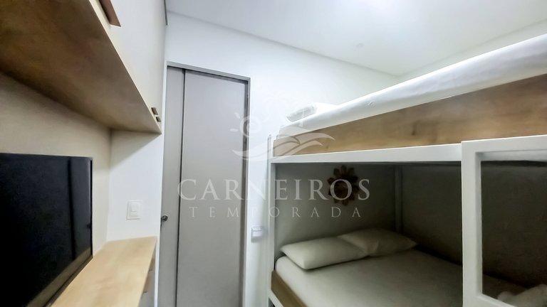 Flat 1 Quarto - Eco Resort Praia dos Carneiros (B17-2)