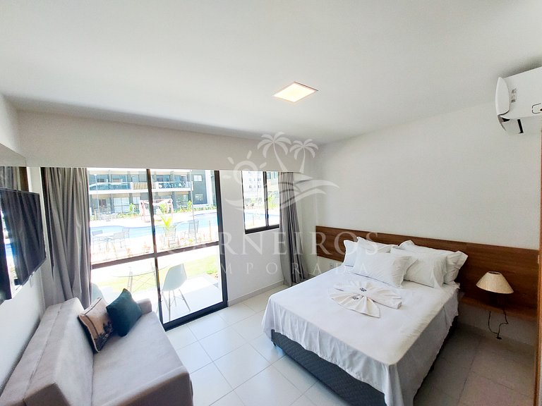 Flat 1 Quarto - Mana Beach Experience - Porto de Galinhas