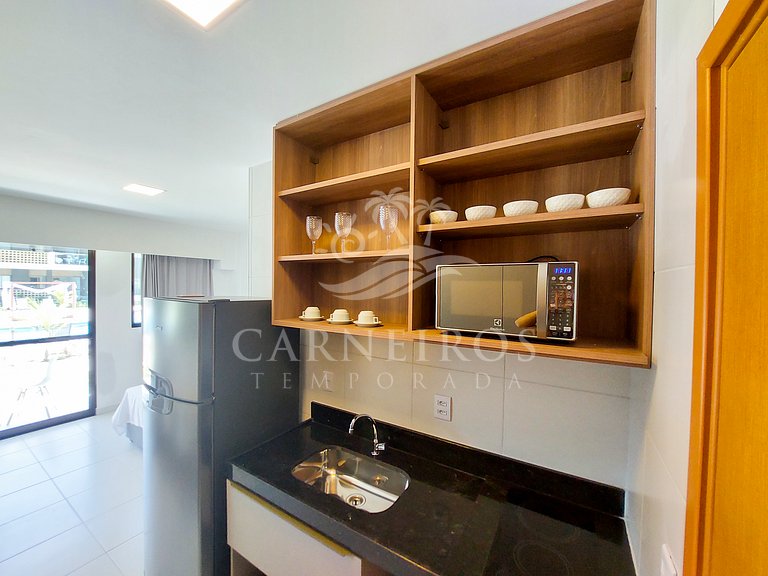 Flat 1 Quarto - Mana Beach Experience - Porto de Galinhas