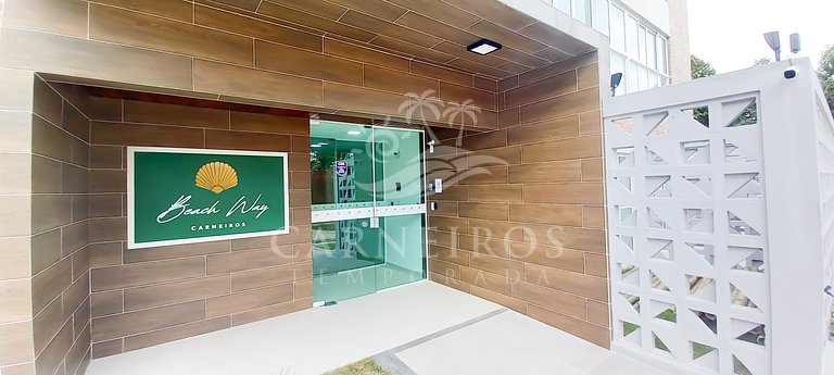 Lindo Flat no Beach Way Carneiros (B01)