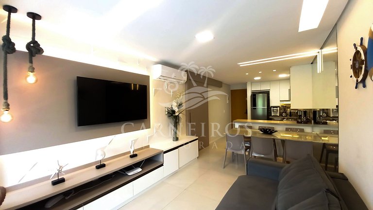 Carneiros Beach Resort - Excelente imóvel moderno em Praia d