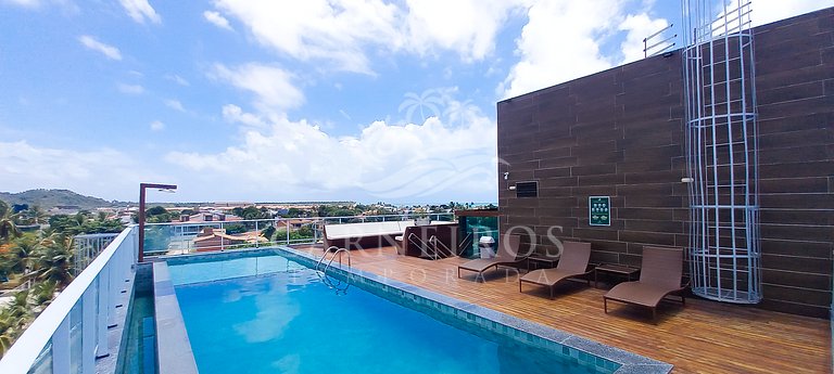 Studio no Beach Way - Praia dos Carneiros (B06)