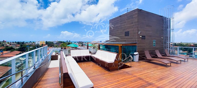 Lindo Flat no Beach Way Carneiros (B01)