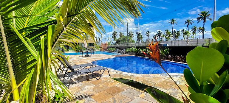 Flat Vista Piscina - Mana Beach Experience (B20-1)