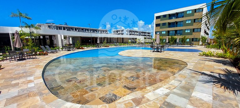 Flat Vista Piscina - Mana Beach Experience (B20-1)