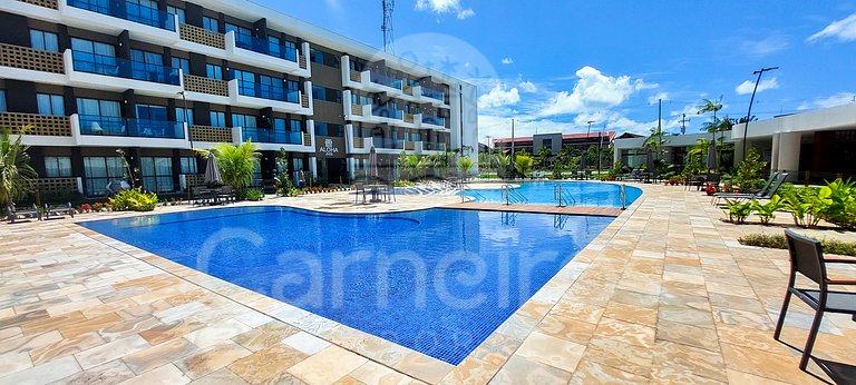 Flat Vista Piscina - Mana Beach Experience (B20-1)