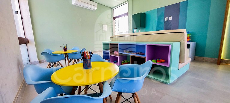 Lindo flat - 02 Quartos no Mana Beach (B21-2)