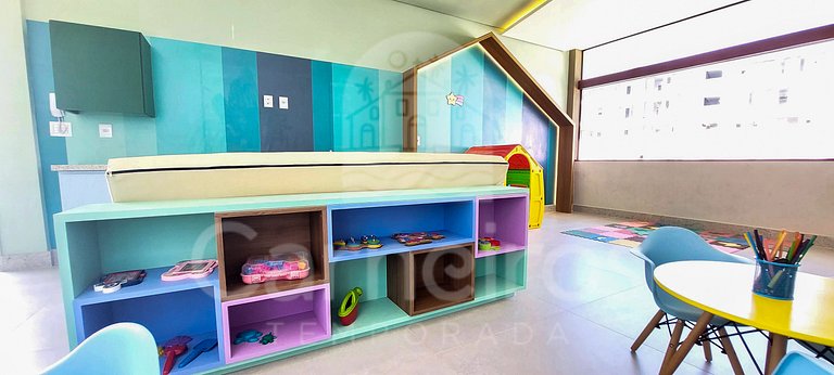 Lindo flat - 02 Quartos no Mana Beach (B21-2)
