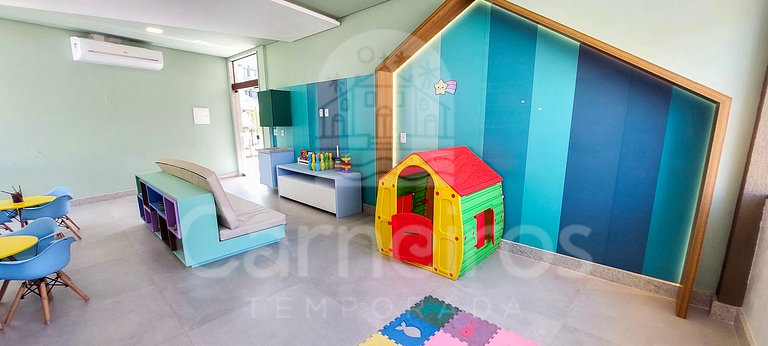 Lindo flat - 02 Quartos no Mana Beach (B21-2)