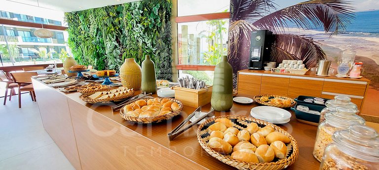 Lindo flat - 02 Quartos no Mana Beach (B21-2)