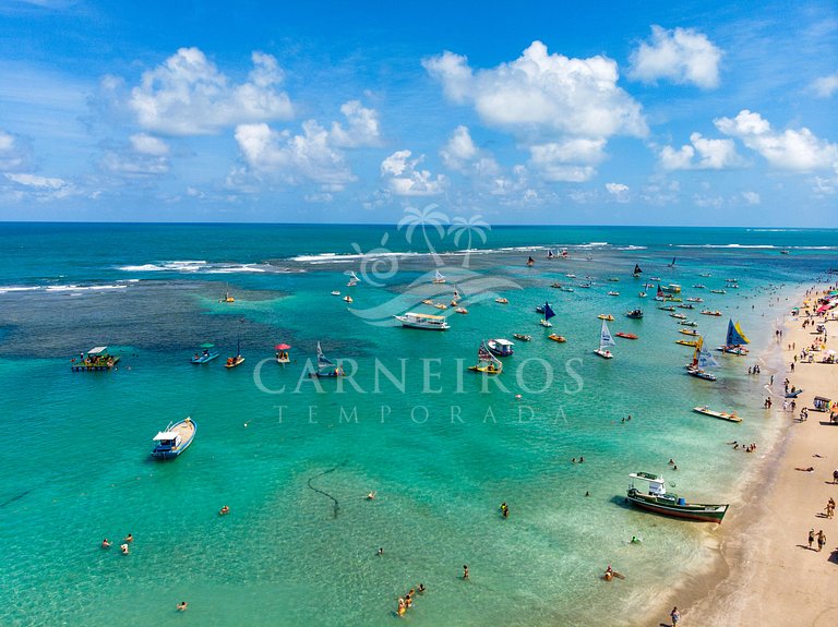 Maraca Beach Residence II - Flat com varanda (D15)