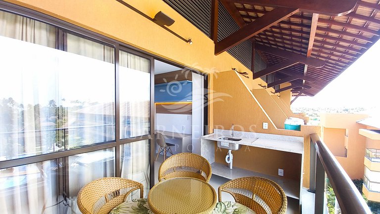 Flat 1 Quarto - Eco Resort Praia dos Carneiros (B16)