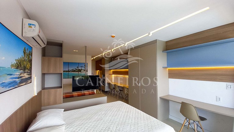 Flat 1 Quarto - Eco Resort Praia dos Carneiros (B16)