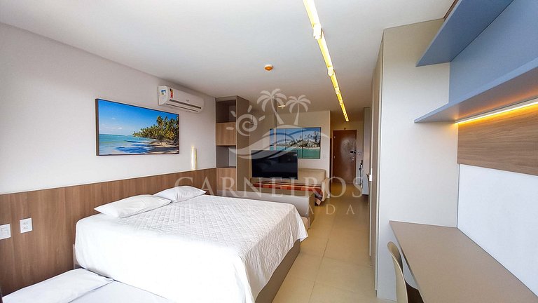 Flat 1 Quarto - Eco Resort Praia dos Carneiros (B16)