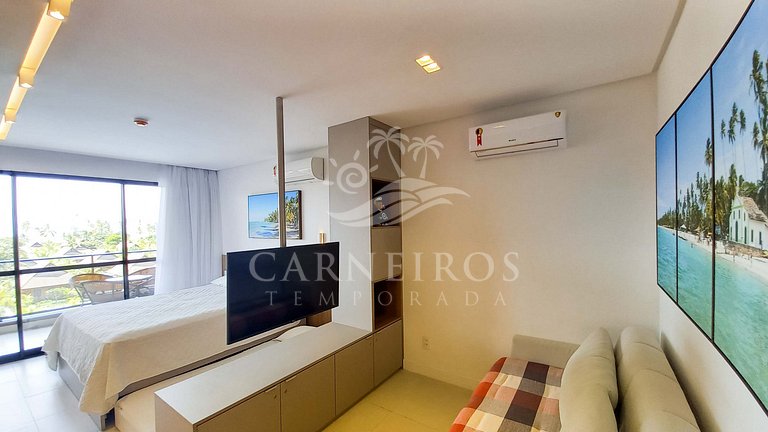 Flat 1 Quarto - Eco Resort Praia dos Carneiros (B16)