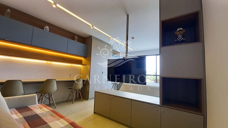Flat 1 Quarto - Eco Resort Praia dos Carneiros (B16)