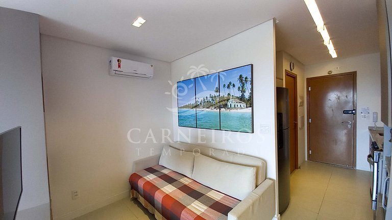 Flat 1 Quarto - Eco Resort Praia dos Carneiros (B16)