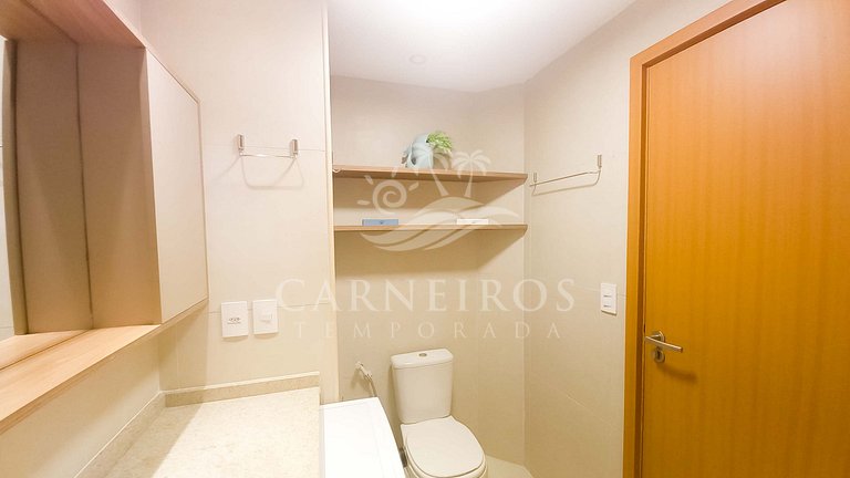 Flat 1 Quarto - Eco Resort Praia dos Carneiros (B16)
