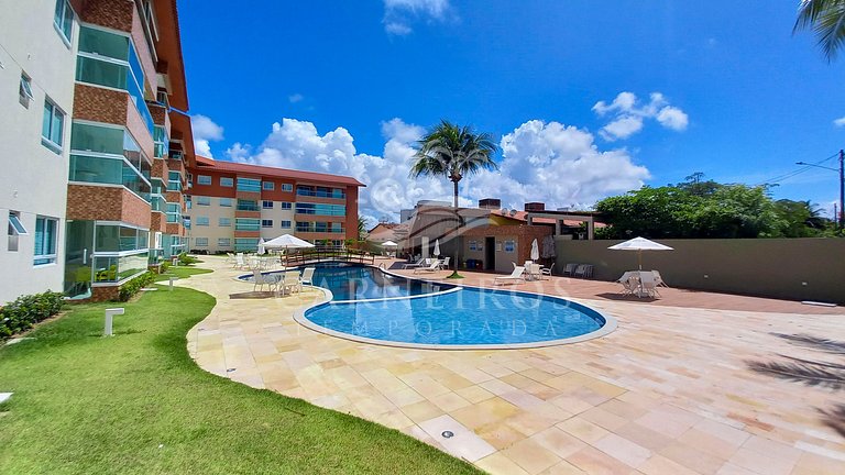 02 Quartos na Praia de Tamandaré - Porto Cayman (X05-B)