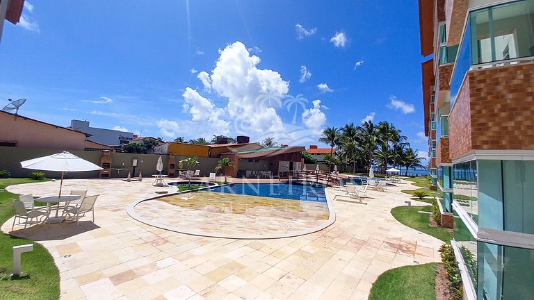Porto Cayman Residence - Melhor trecho da Praia de Tamandaré