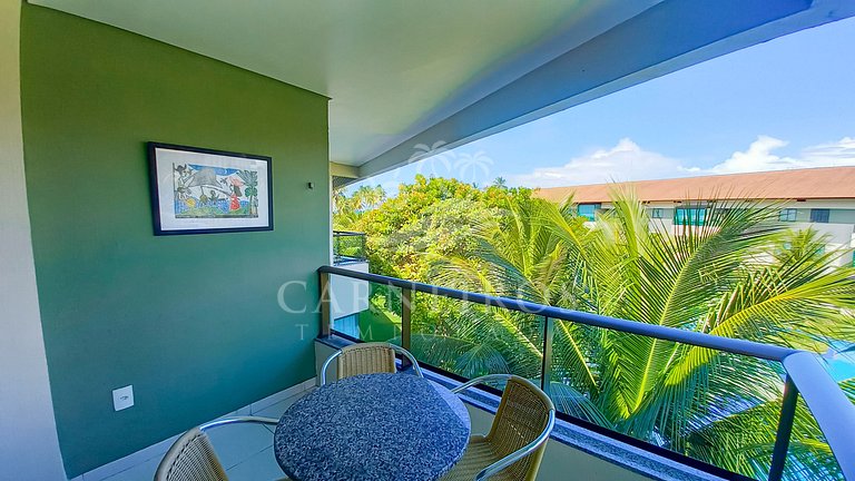 Vista Piscina no Carneiros Beach Resort (C09-4)