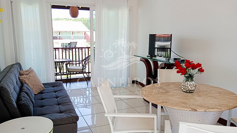 Flat com Varanda no Clube Meridional (B2-3PS)
