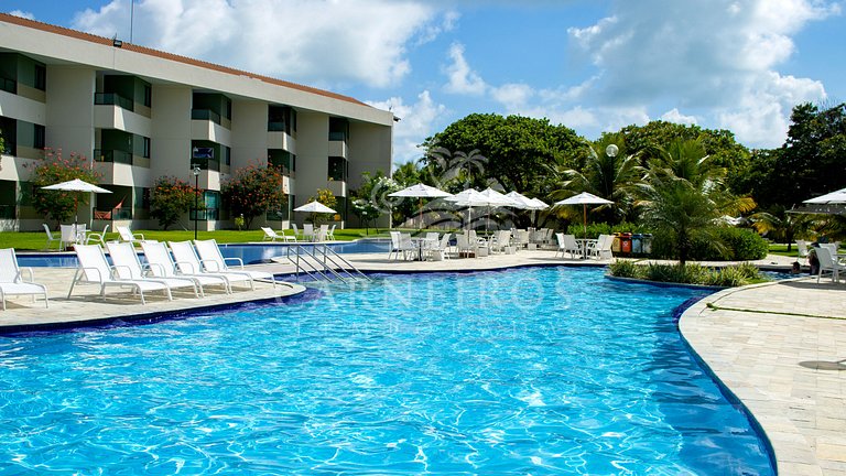 Flat 2 Quartos no Carneiros Beach Resort (B04-A)