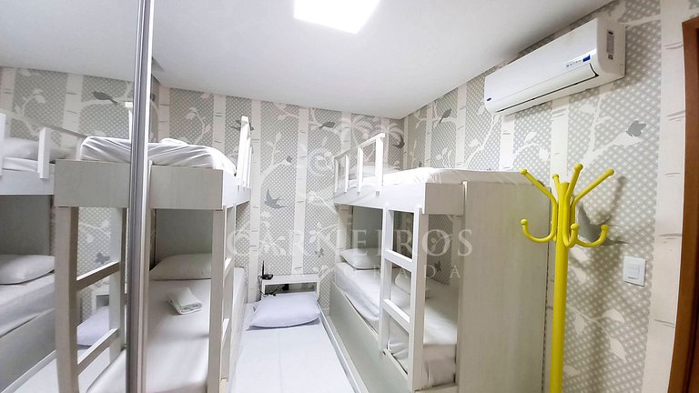 Flat 2 Quartos no Carneiros Beach Resort (A08-A)