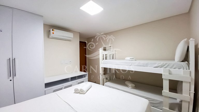 Flat 3 Quartos no Carneiros Beach Resort (A01-3)