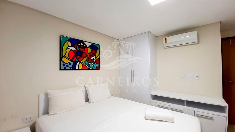 Flat 3 Quartos no Carneiros Beach Resort (A01-3)