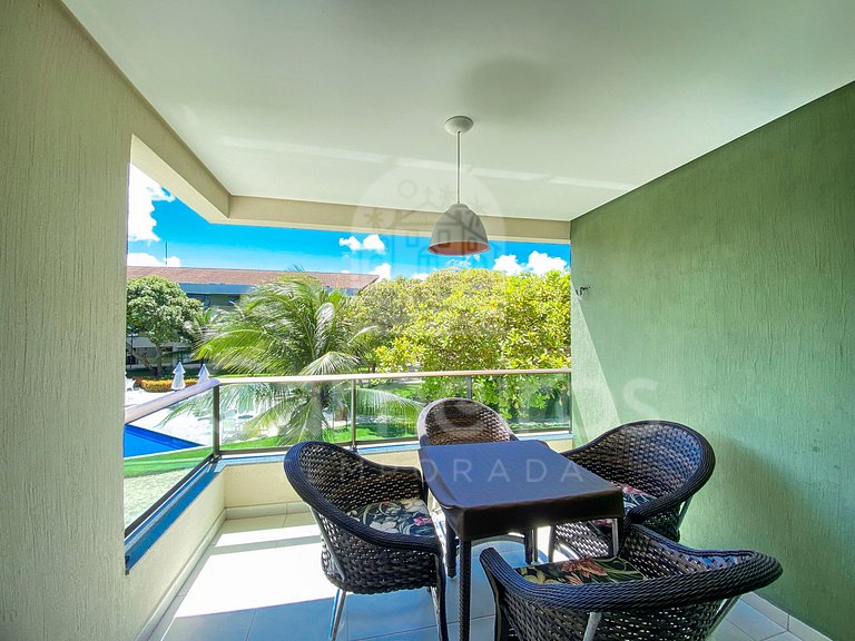 Flat 2 Quartos no Carneiros Beach Resort (B04-A)