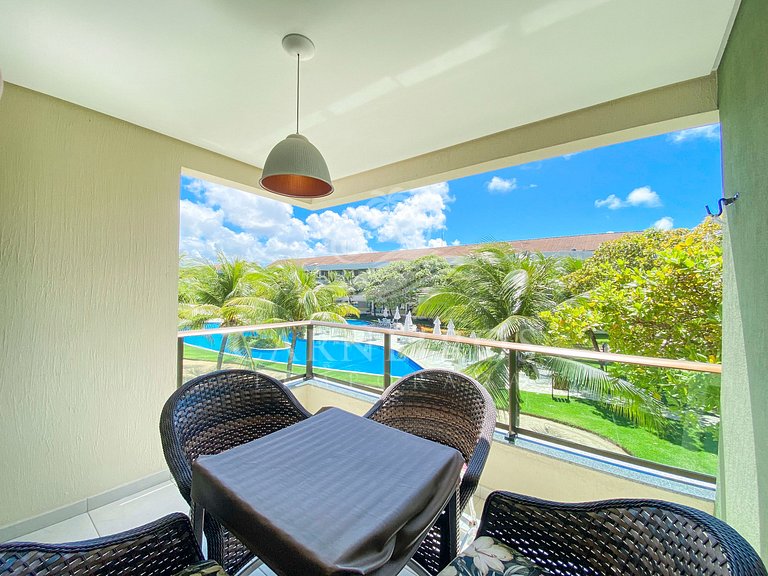 Flat 2 Quartos no Carneiros Beach Resort (B04-A)